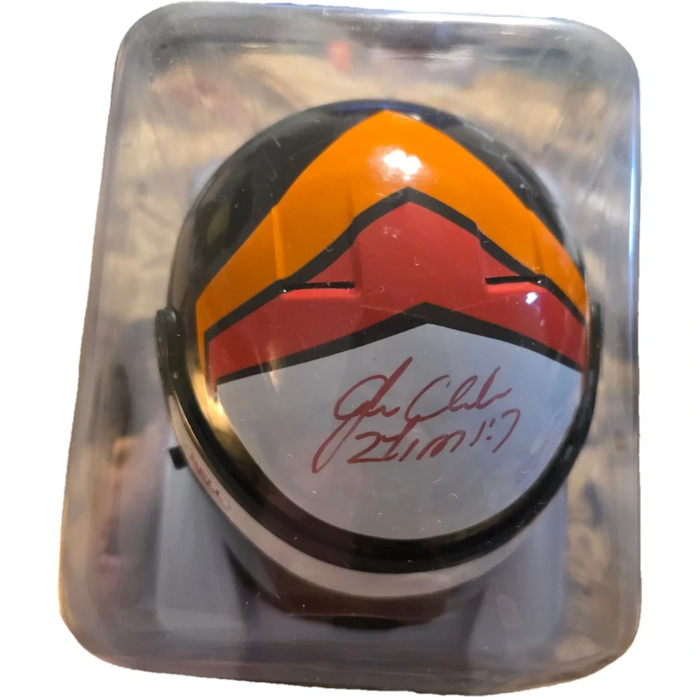 Bell Racing K&N Mini Collector's Helmet Signed 9 Autographs IndyCar